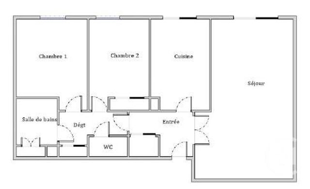 Afficher la photo en grand Appartement F3 à vendre - 3 pièces - 70,01 m2 - Lyon - 69003 - RHONE-ALPES